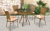 CONJUNTO MESA MALIBU - REF. 101/203/4 - COM VIDRO